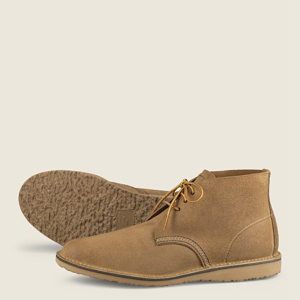 Zapatos Red Wing Heritage Hombre Kaki - Weekender - Chukka Muleskinner Cuero - 874-HDRWIV